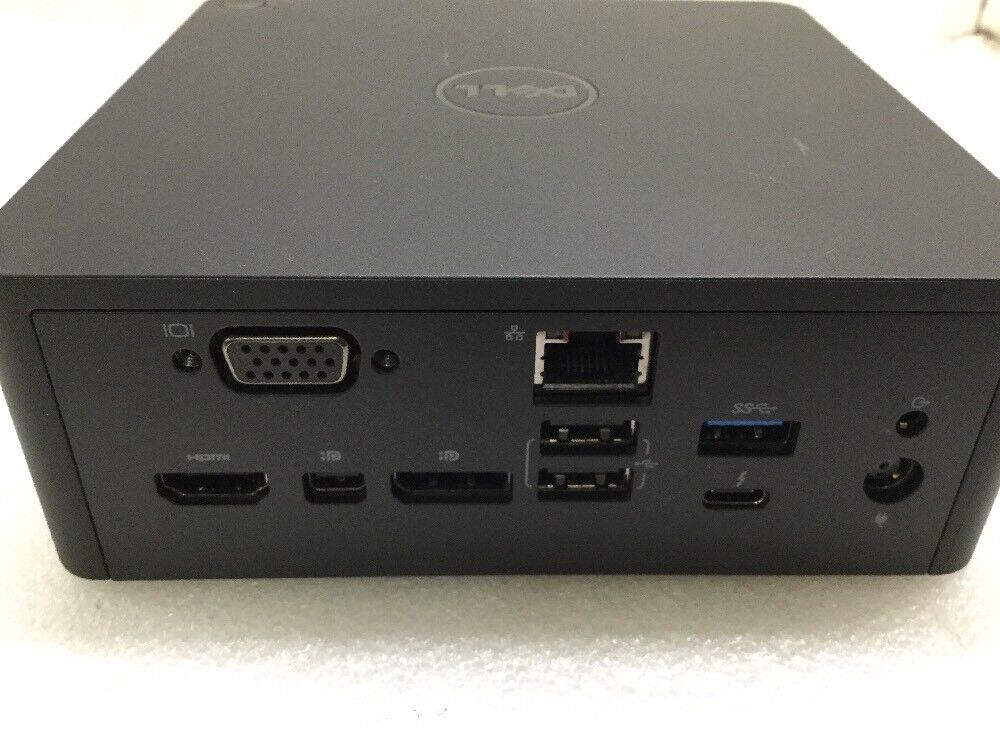 Genuine Dell Thunderbolt Dock USB Type-C 0J5C6 TB16 K16A w/ 130W Ac Adapter