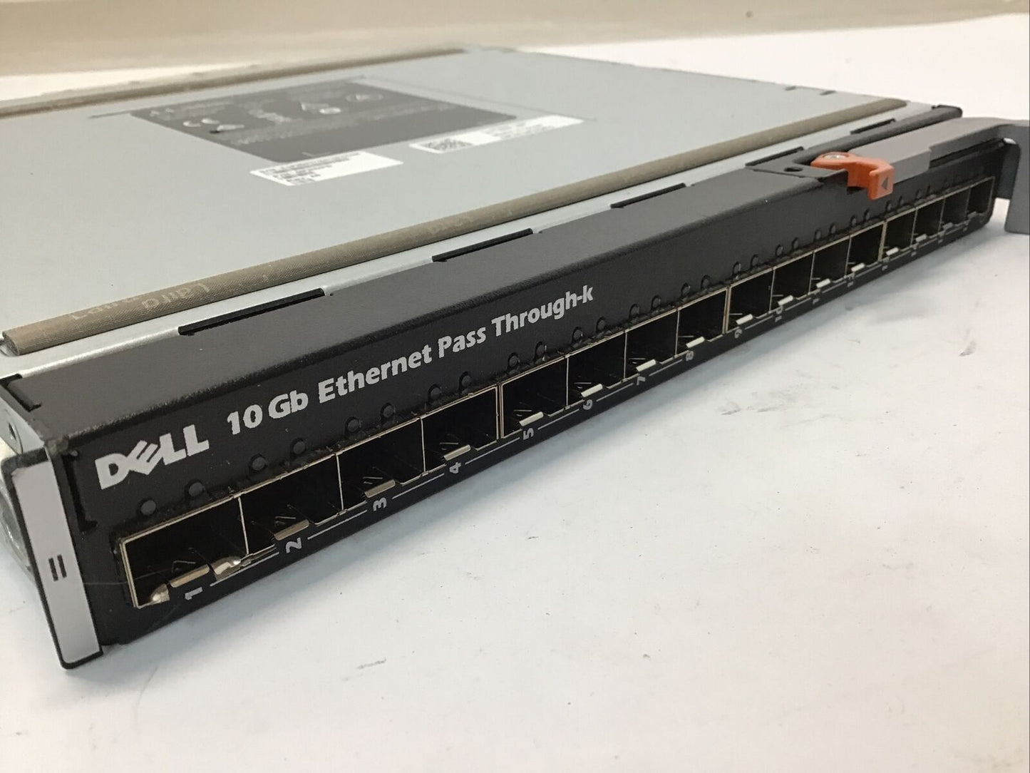 Dell 16-Port 10GBe Ethernet Pass Through-k Module 0PNDP6 M1601P w/ (16x) 0WTRD1