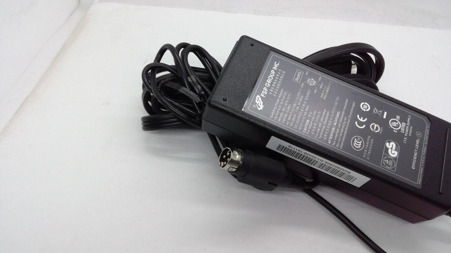 Original FSP FSP090-D2BA1 AC Power Supply w/ Power Cord -19V 4.74 4Pin