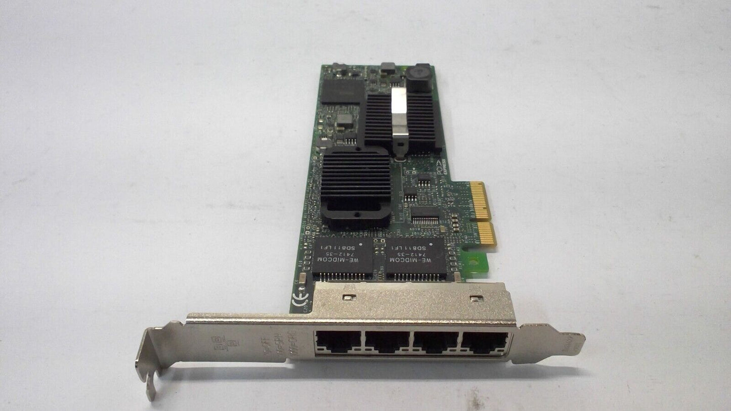 Dell 0K828C Intel PRO/1000 Quad Port PCIE Server Adapter E34573 High Profile