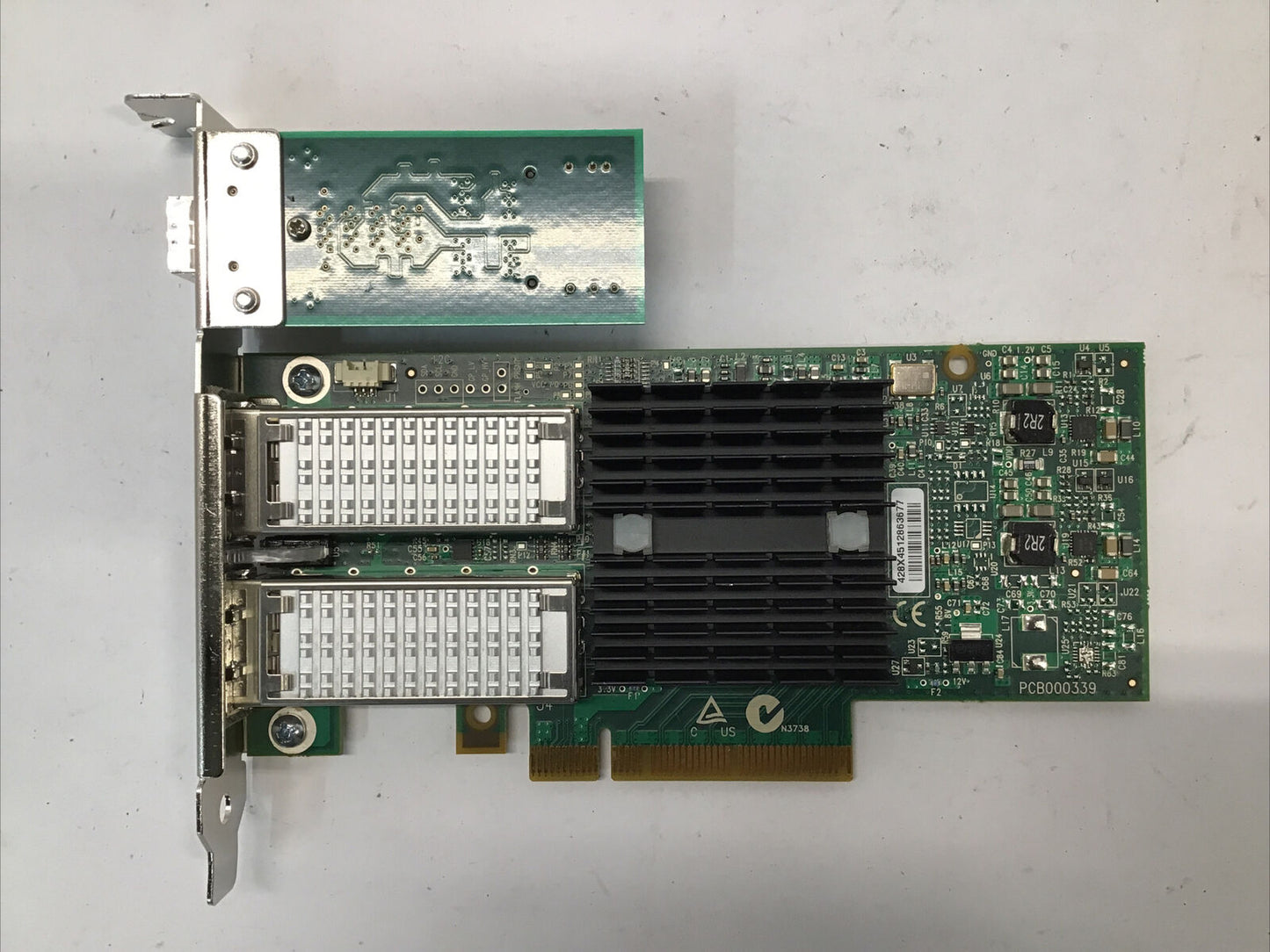 Mellanox MCX354A-QCBT SAS Exp Dual-Port 10GbE PCIe ConnectX-3 QDR Infiniband NIC