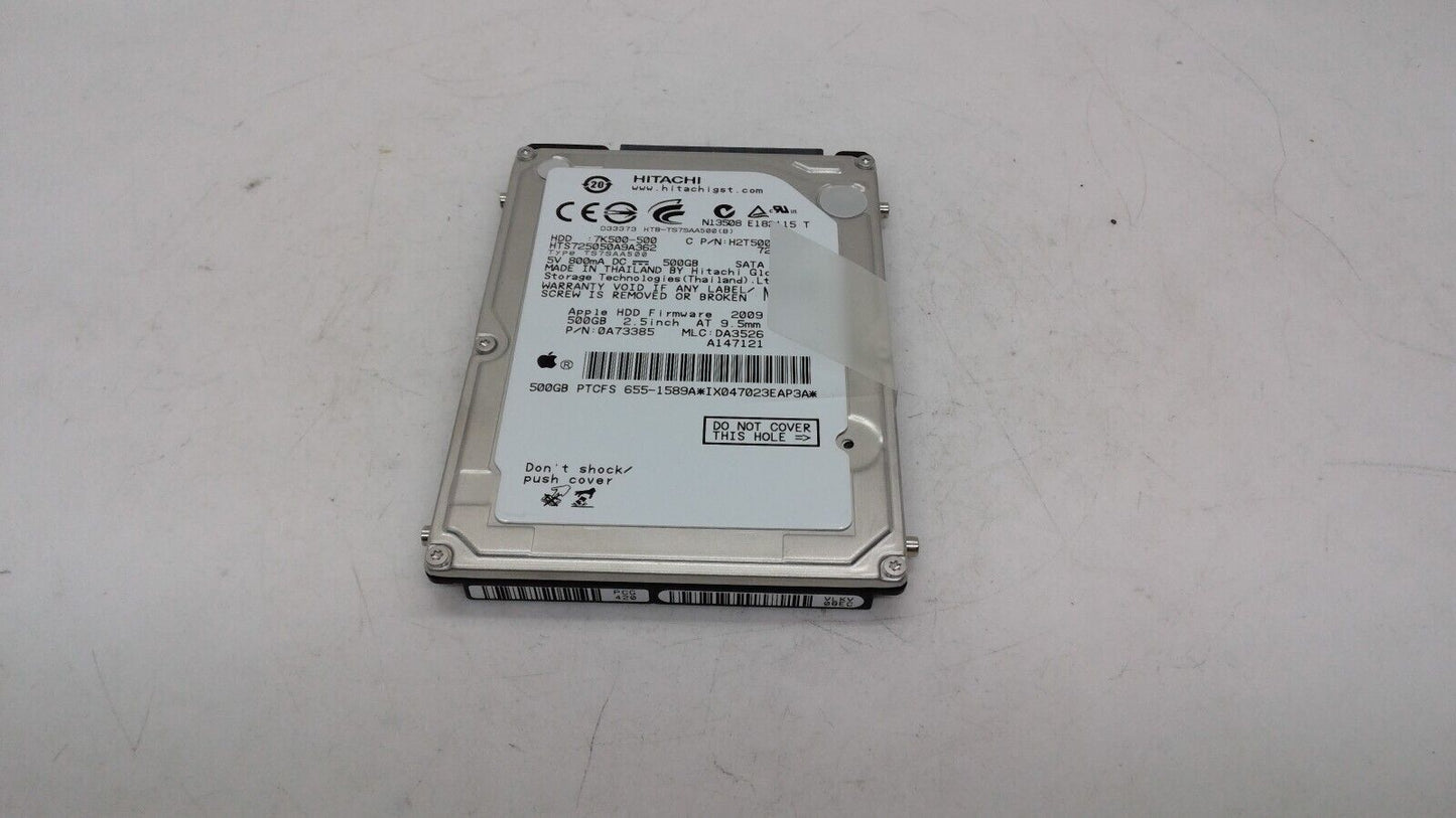 HITACHI HTS725050A9A362 MacBook Pro A1286I SATA 2.5" Hard Drive 7K500-500