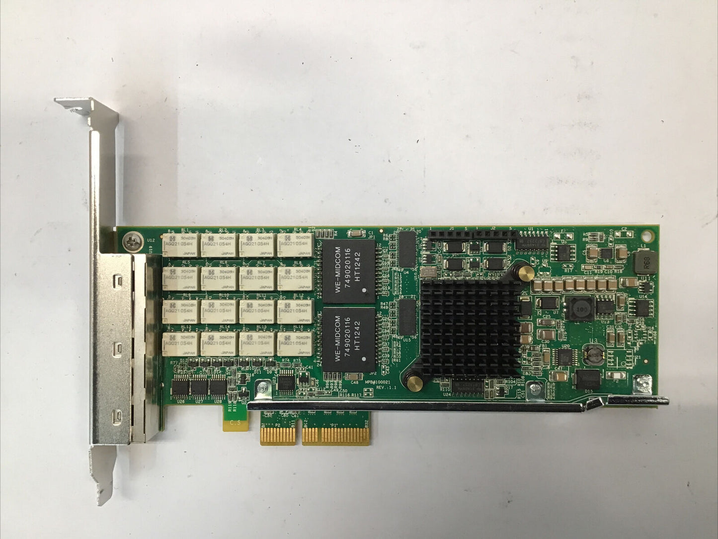 Dell PCI-E Quad Port PCIe x4 Gigabit Ethernet Network Bypass Adapter 0VFJW3