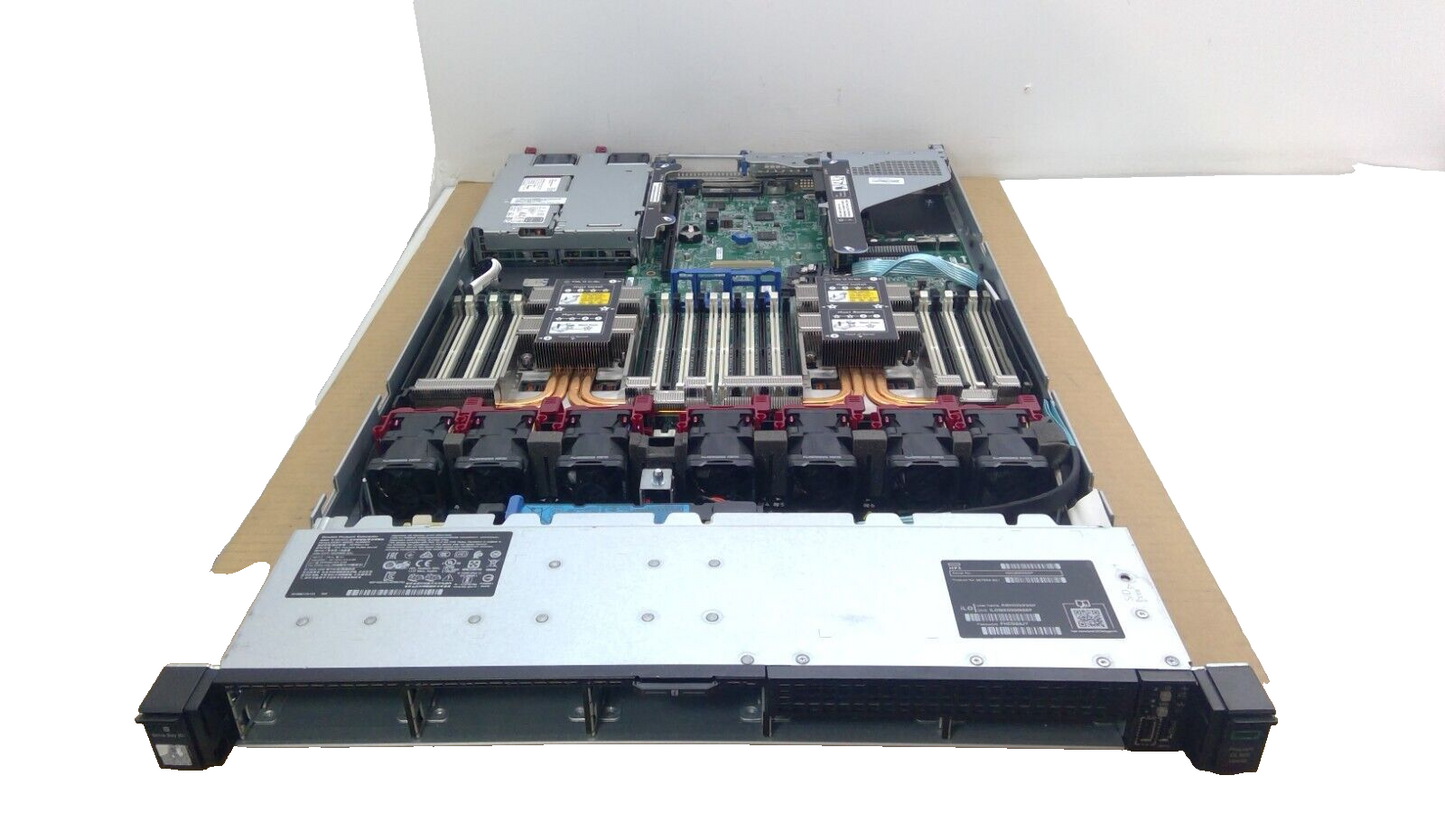 HP ProLiant DL360 Gen10 1U Server Barebone 8 BAY 2.5" 2x 800W PSU 2x Heatsinks