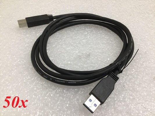 (Lot of 50) - USB 3.0 Cable - USB 3.0 Type A to Type B SS Cable - 5.10ft.