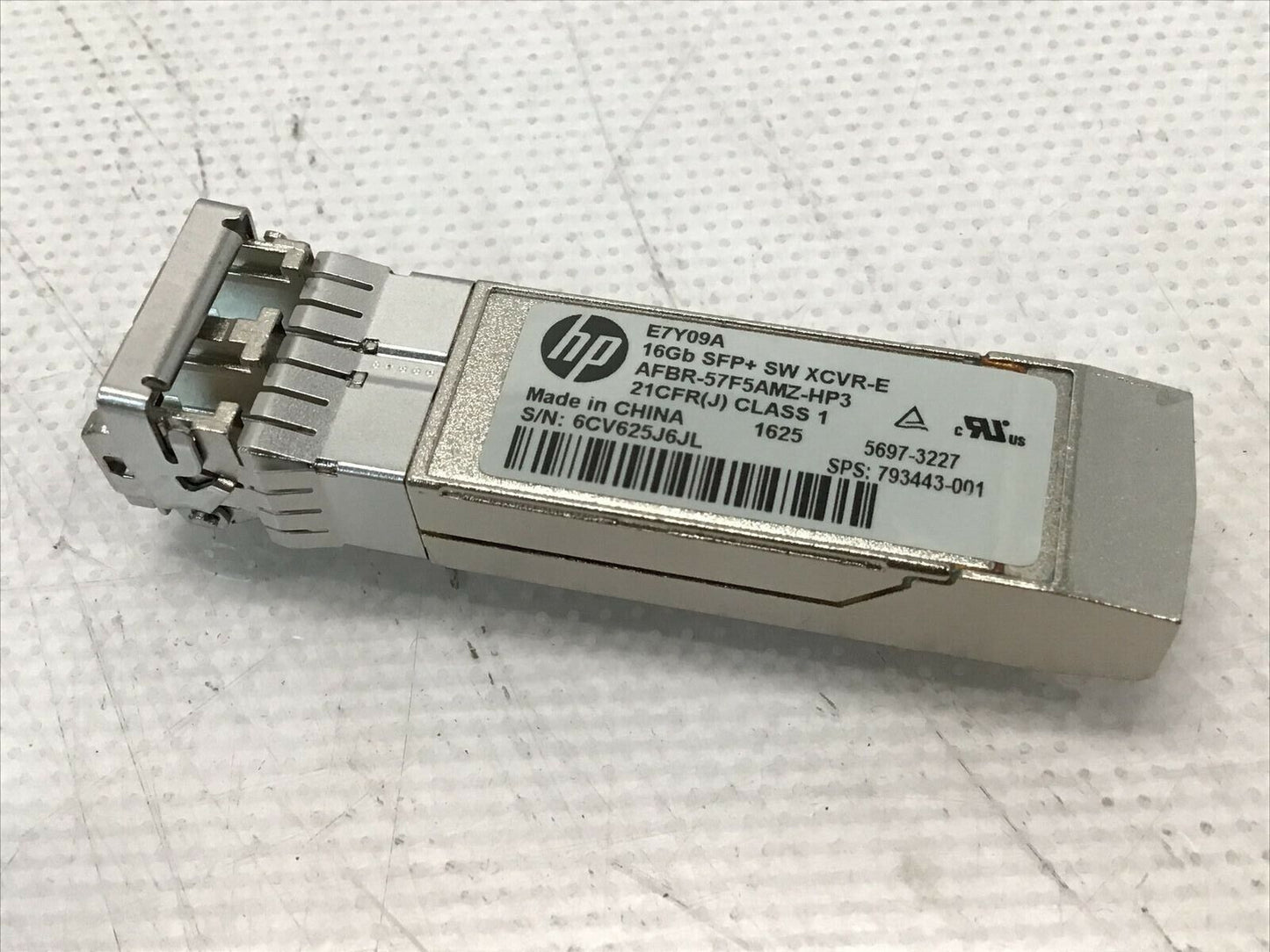 HP E7Y09A 793443-001 16Gb SFP+ SW Short Wave Transceiver XCVR-E AFBR-57F5AMZ-HP3