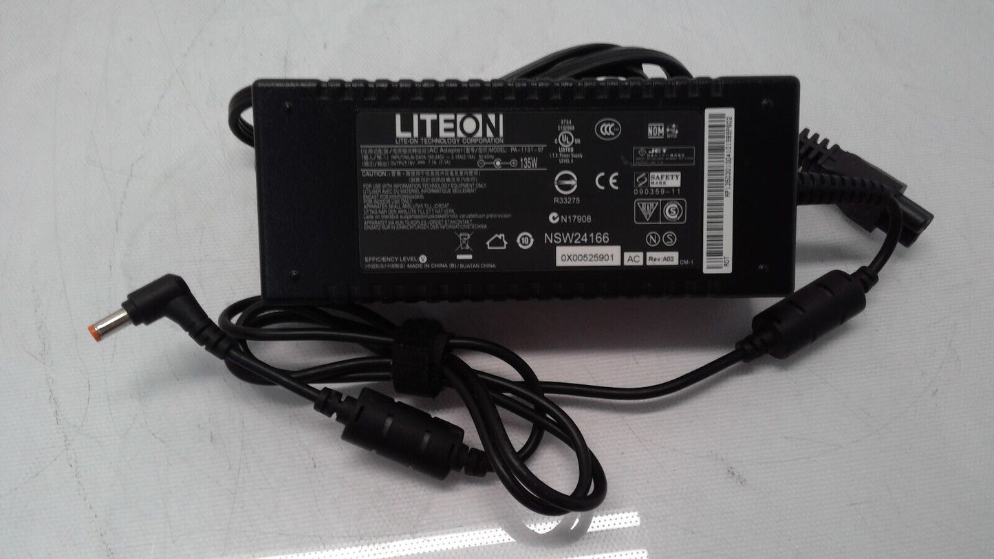 LiteOn AC Adapter 135W  PA-1131-07 19V 7.1A W 5.5mm Power Cord