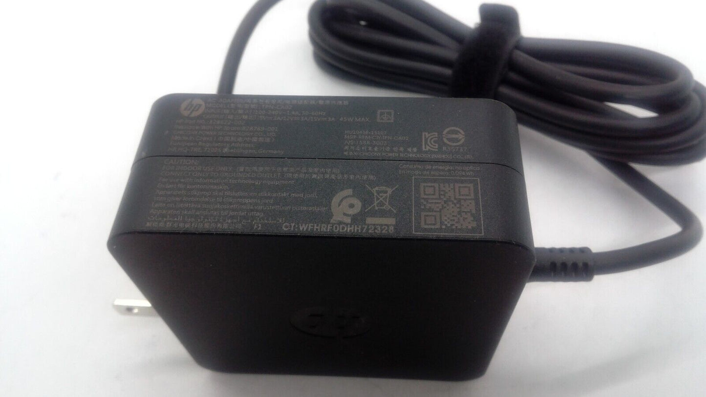 OEM HP Laptop AC Adapter 45W Type C USB C 828622-002 TPN-CA02