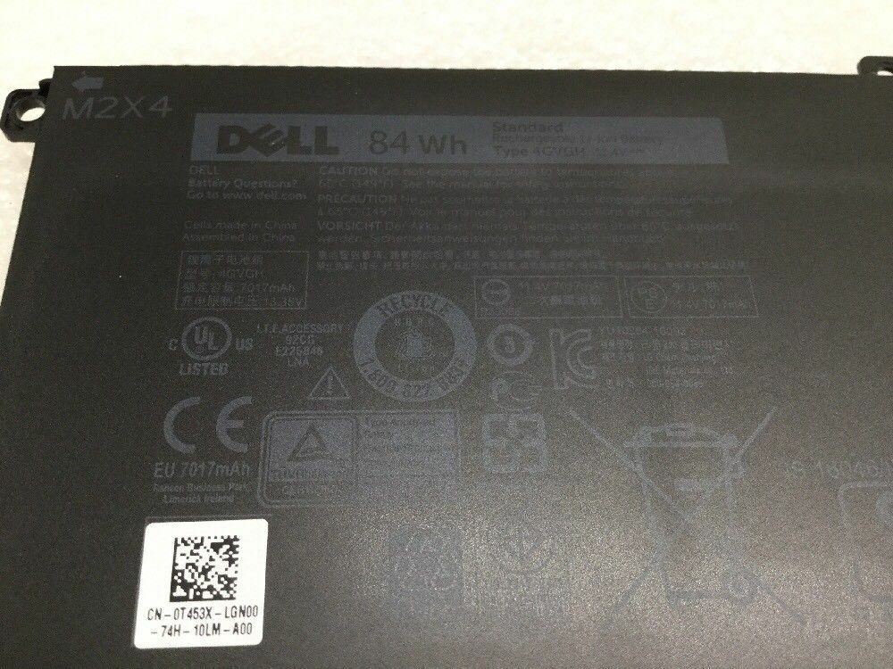 Genuine DELL Battery 4GVGH 84WH 11.4V For Dell Precision 5510 XPS 15 9550 Series