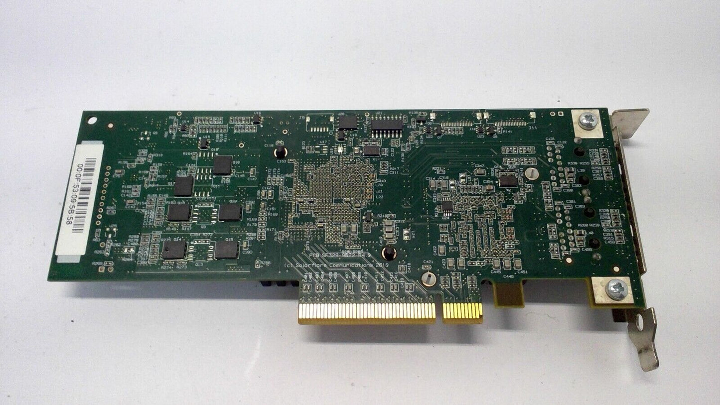 SolarFlare SFN5161T SF329-9022-R4.0 Dual Port RJ45 10Gb Network Card PCI-e x8