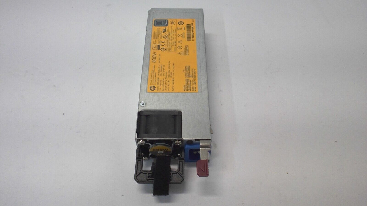 HP Power Supply 800W  754378-001 734870-101 DPS-800AB-10A Titanium Hot PSU