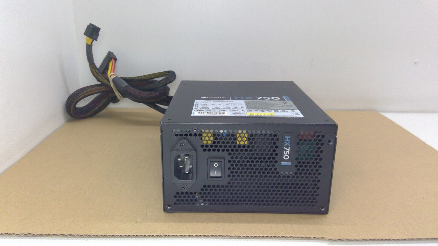 CORSAIR HX750 750W ATX PSU Power Supply, Semi Modular 75-001218 CP-9020031