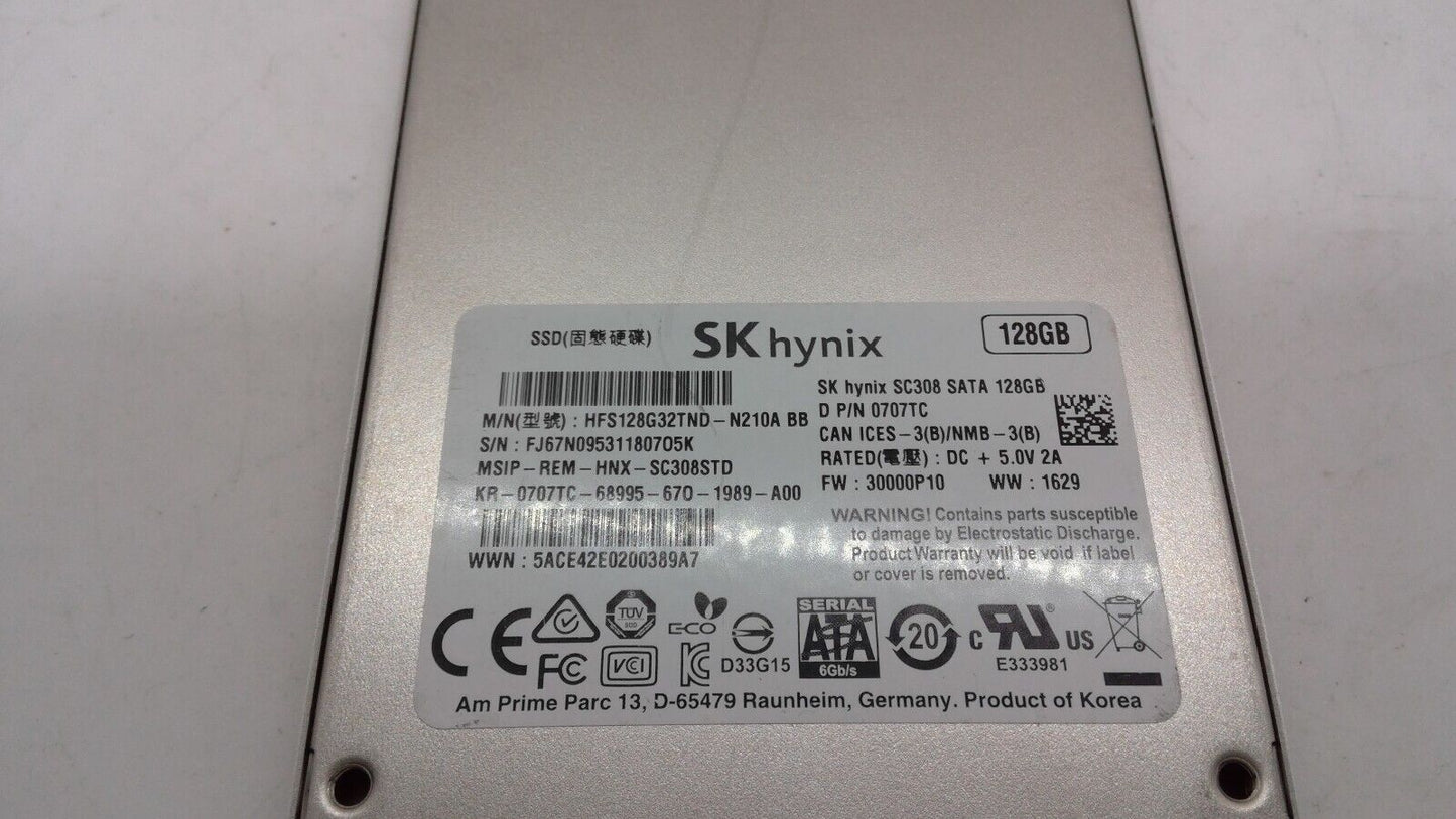 SK Hynix SC308 128GB SSD - Dell Part  0707TC  HFS128G32TND-N210A