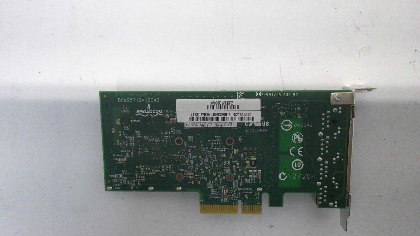 IBM pSeries iSeries 00RX898 1Gb 4-Port PCIe2 x4 Ethernet-TX Adapter