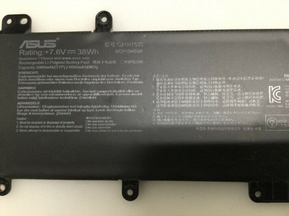 Asus Chromebook C202SA-YS02 11.6" OEM Battery 7.6V 38Wh 4840mAh C21N1530