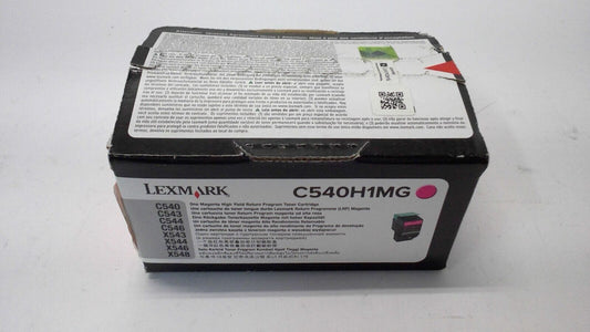 Lexmark C540H1MG Return Program Toner Cartridge Magenta Genuine C540 X543