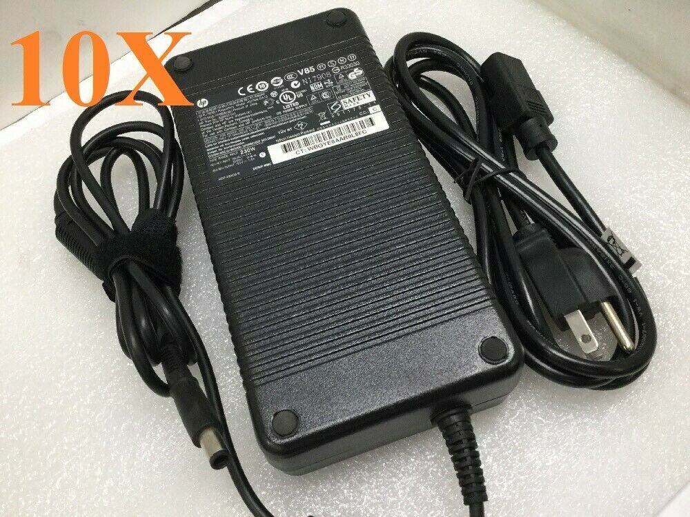 Lot of 10 - GENUINE HP AC ADAPTER 230W HSTNN-DA12 19.5V 609946-001 608432-003