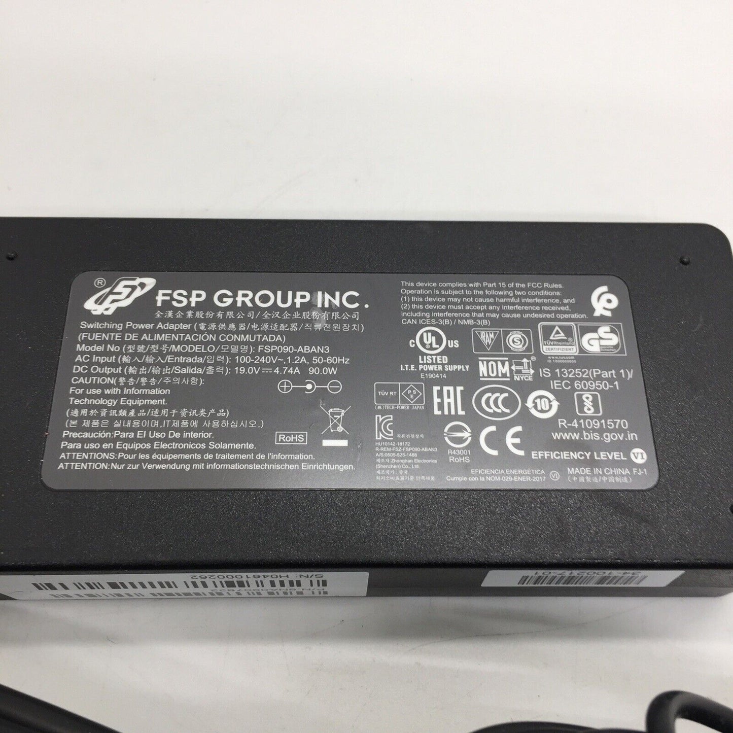 Genuine FSP FSP090-ABAN2 FSP090-ABAN3 Desktop Power Supply 19V 4.74A 90W