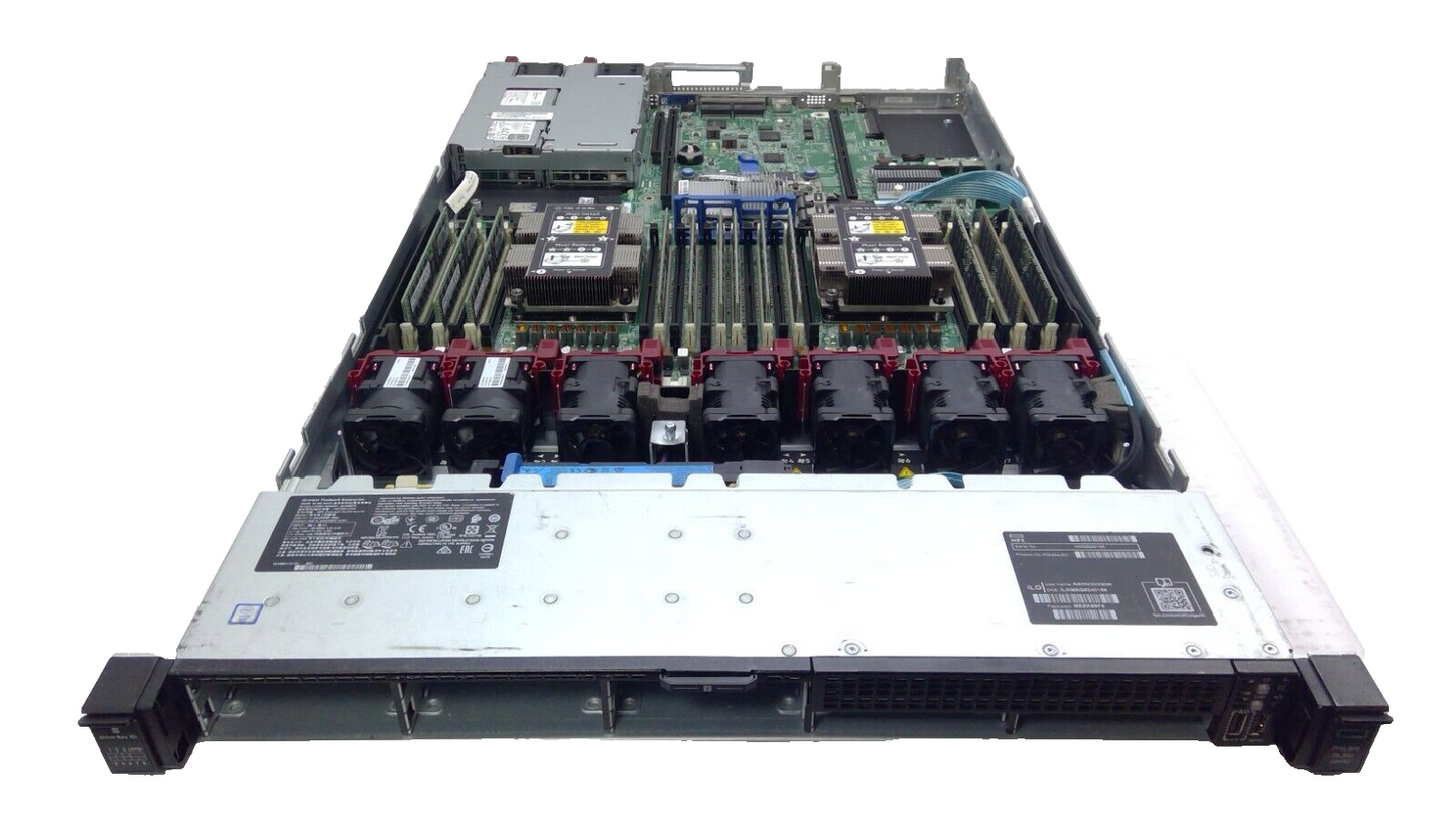 HP ProLiant DL360 Gen10 1U Server 8 BAY 2.5" 2x Xeon Gold 5118 384G RAM 2x800W