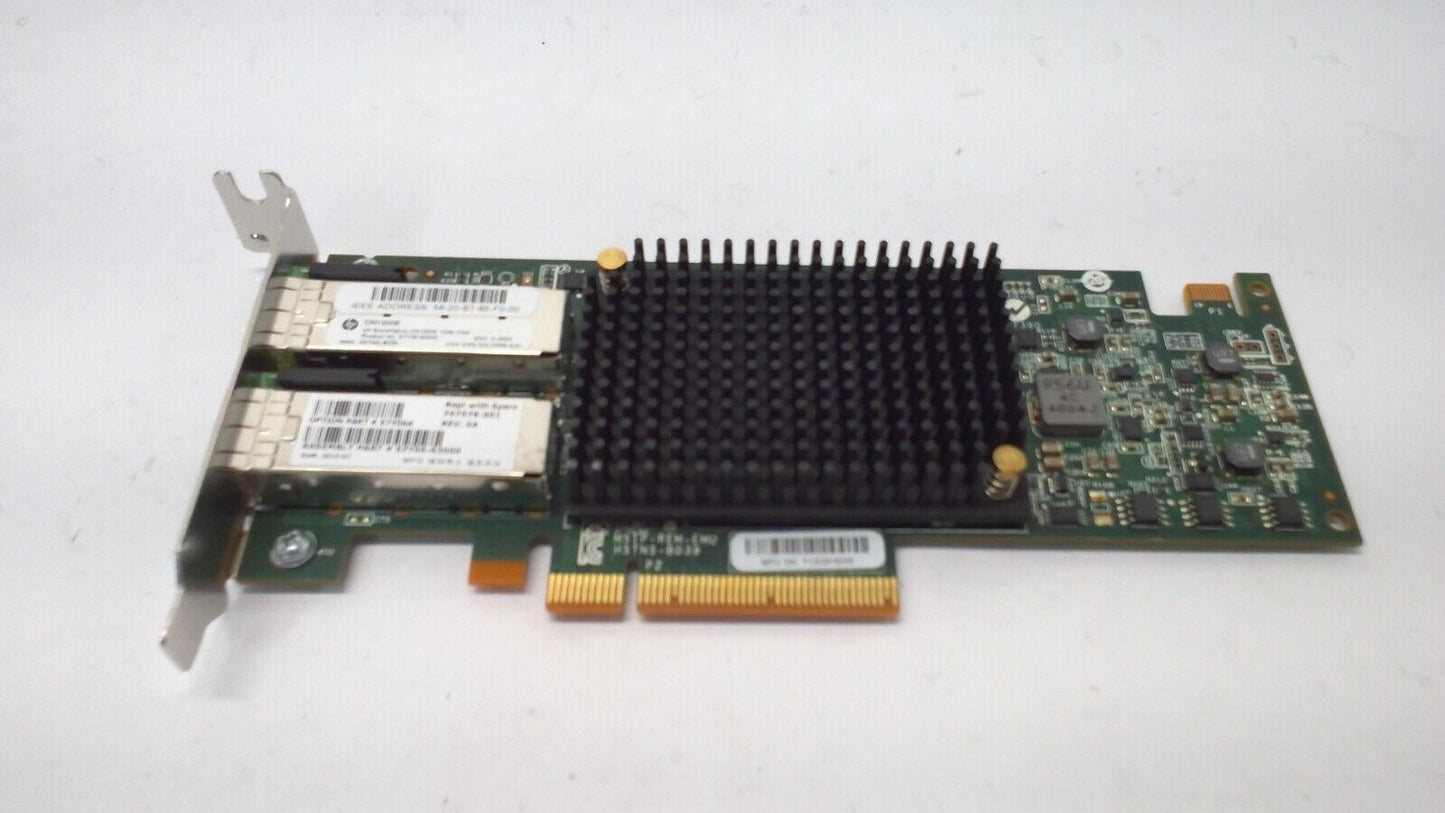 HP StoreFabric CN1200E Dual Port 10Gb SFP+ Converged Network Adapter Card L/P