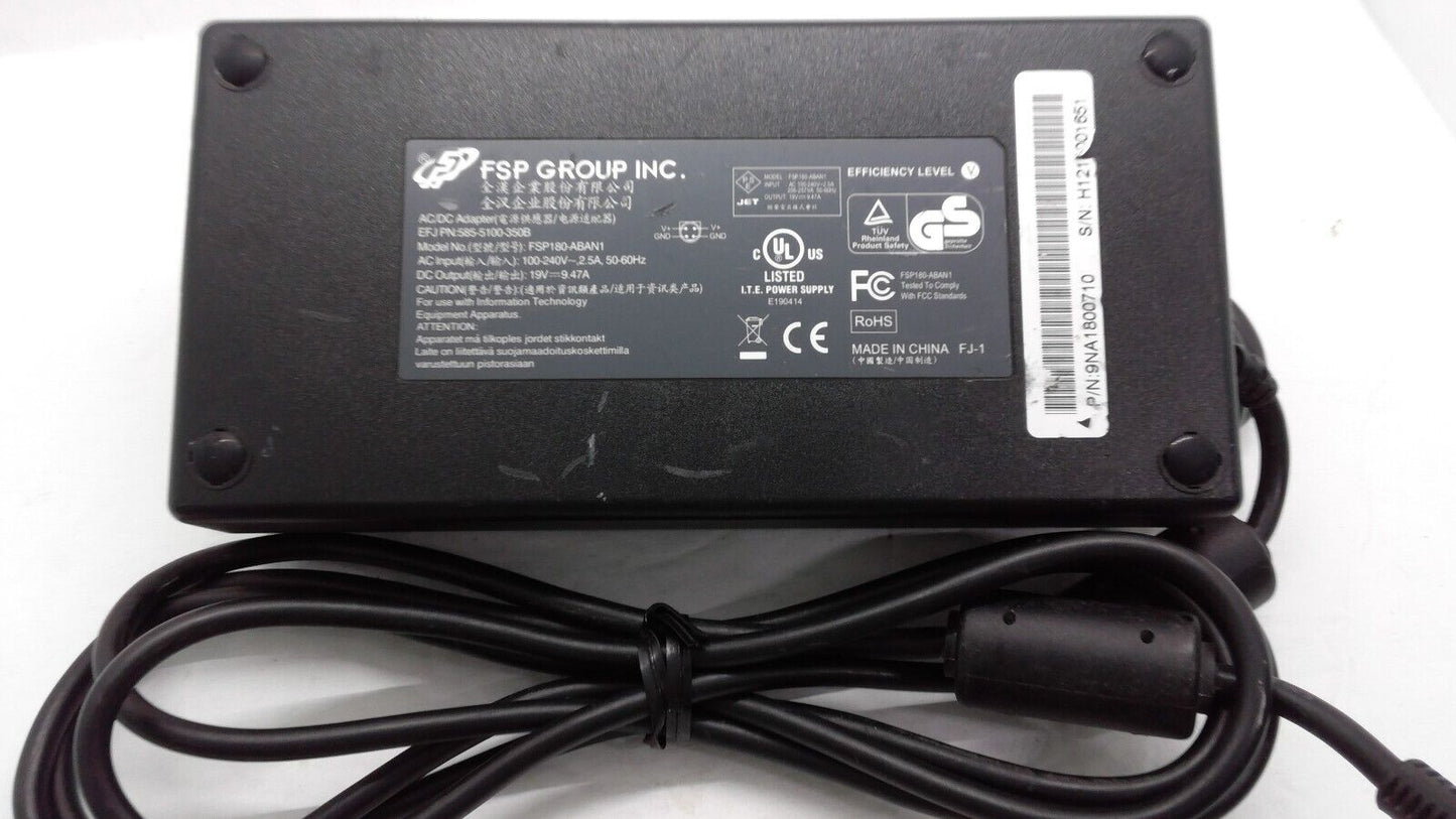 OEM FSP FSP180-ABAN1 Laptop Power Supply Charger AC Adapter 19V 9.47A 180W 4Pin