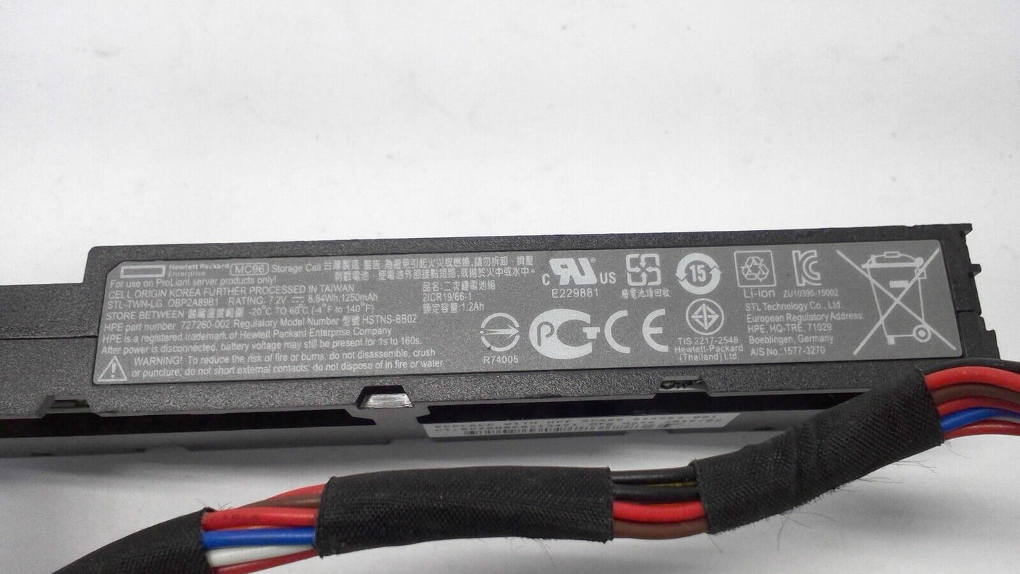 HP Smart Storage Battery 8Wh MC96 HSTNS-BB02 727260-002 P840ar P440ar P840 P440