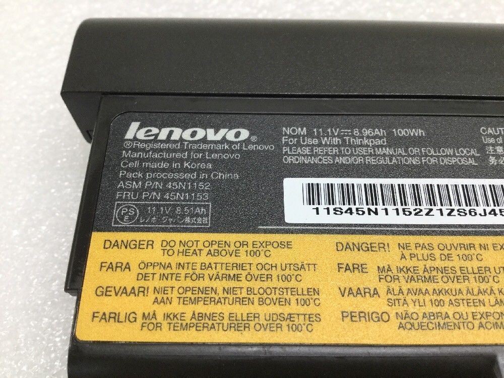 Genuine Lenovo Battery 45N1153 45N1152 For Lenovo Thinkpad W540 T540P T440P 57++