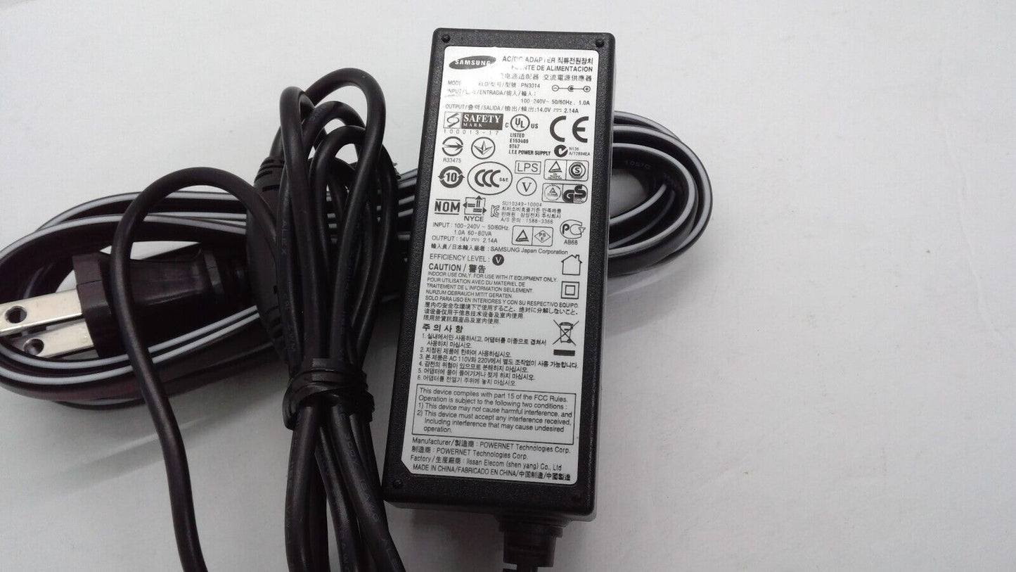 GENUINE OEM Samsung AC/DC Adapter Power Supply PN3014 14V  2.14A