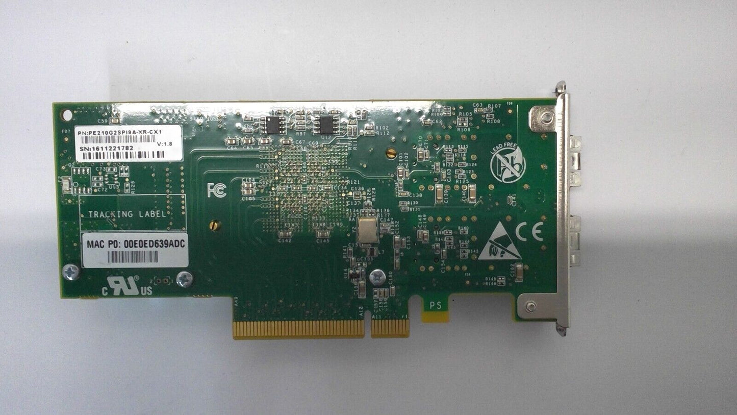 Silicom Dual-Port 10Gbps SFPT PCIe Network Adapter PE210-G2SPI9A-XR-CX1