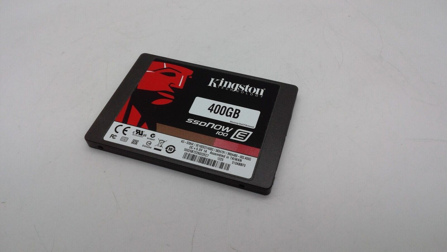 Kingston SSDNow 100E 400GB 2.5" SATA 6Gb/s Internal SSD SE100S37/400G