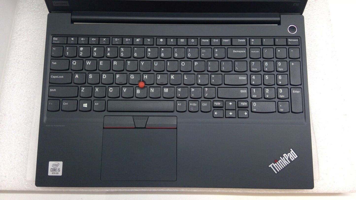 Lenovo ThinkPad E15 Gen 1 15.6" Laptop i5-10210u@1.6GHz 16G 512GB SSD No Battery