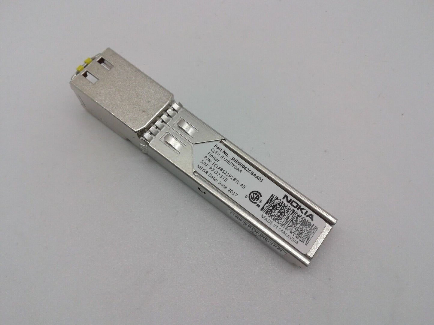 NOKIA Base T SFP Transceiver 3HE00062CBAA01