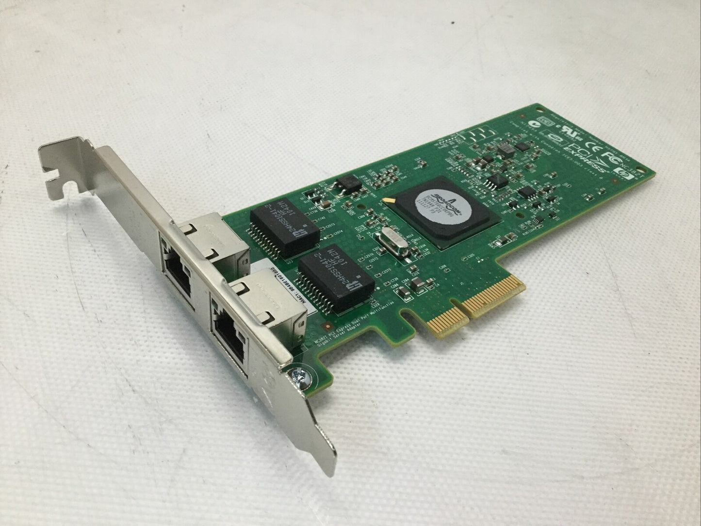 HP NC382T 1GB Dual-Port RJ-45 PCI-E Ethernet Card 458491-001 HSTNS-BN36