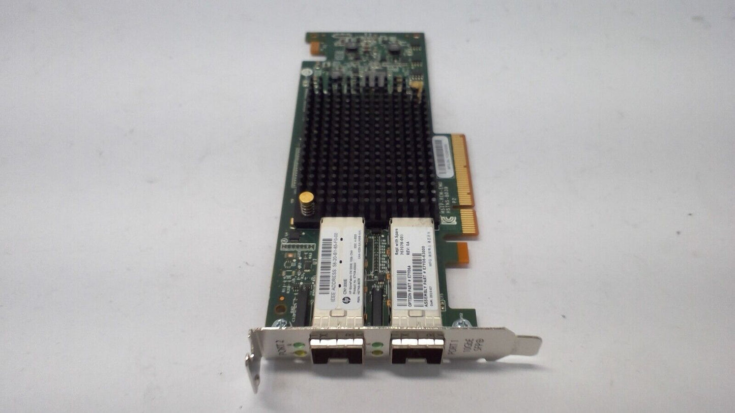 HP StoreFabric CN1200E Dual Port 10Gb SFP+ Converged Network Adapter Card L/P