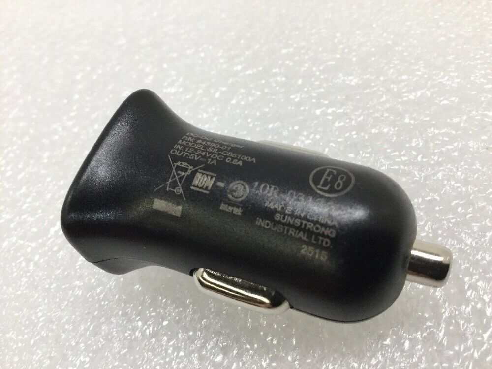 Original Plantronics Fast USB Car Charger 84390-01 12-24VDC 0.8A SIL-C05100A