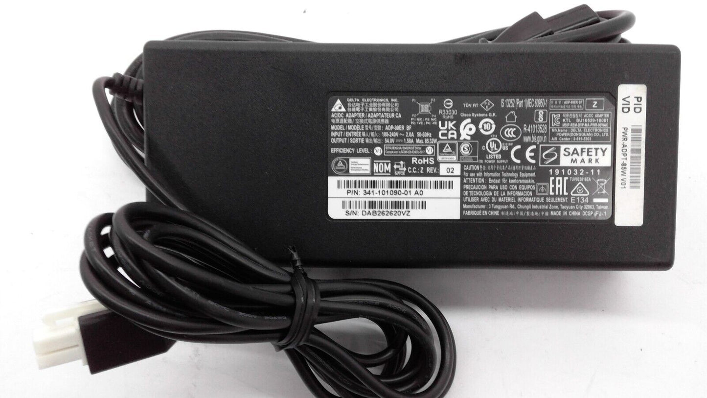 Genuine Delta ADP-90ER BF 4-Pin AC Adapter Power Supply 54V 1.58A w/P.Cord