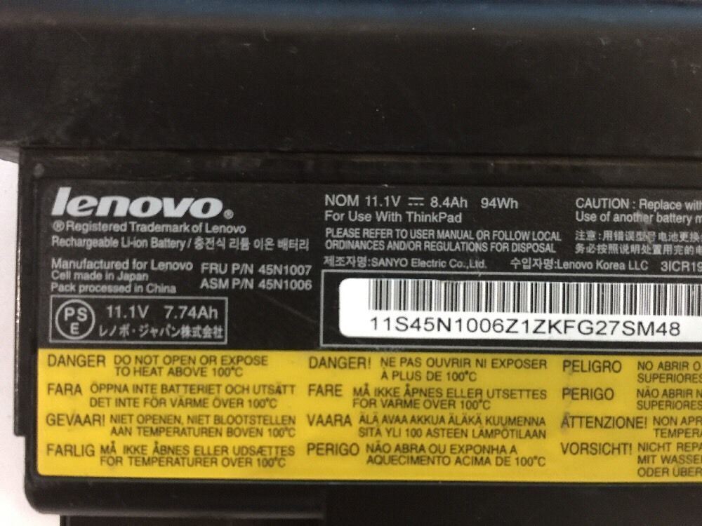 Original 45N1007 45N1006 Battery for Lenovo ThinkPad T420 T420I T430 70++ 9CELL