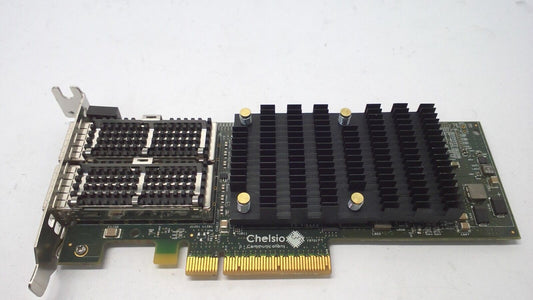 Chelsio 110-1164-50 T580-LP-CR Dual-Port 40GbE Unified Wired Short Heat Sink