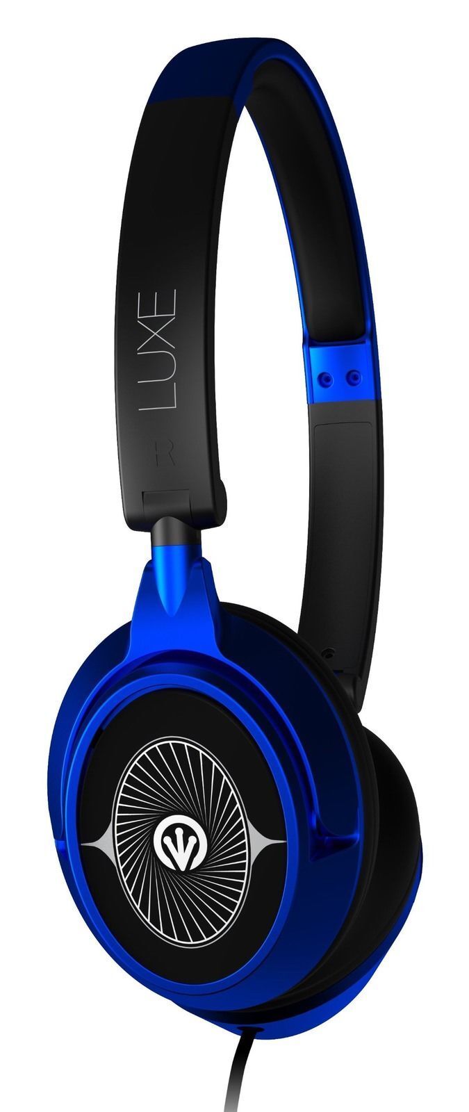 NEW iFrogz Luxe Stereo Head phones Headset Microphone Mic/Remote Earbud - Blue