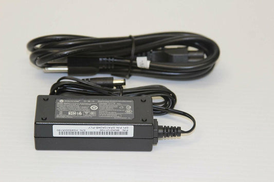 OEM Polycom SPA12A24B 24V 0.5A AC Adapter for Polycom Phone CX500 CX600