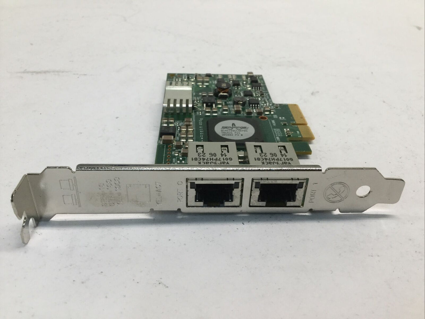 IBM 49Y7947 Broadcom NetXtreme Dual Port 1GB Gigabit Ethernet Network Card PCIe