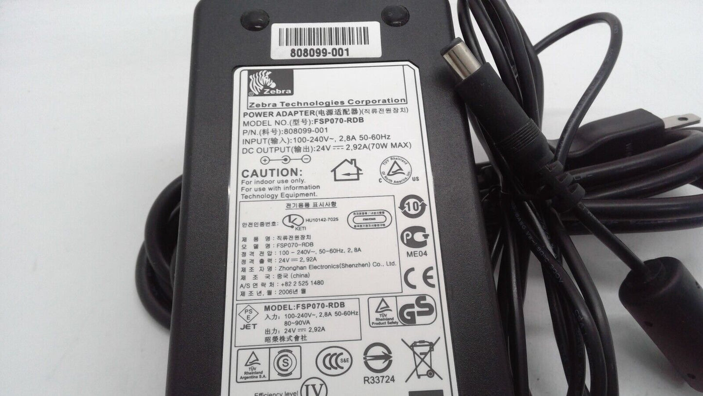 Original 24V 2.92A For Zebra Printer 808099-001 FSP070-RDB OEM 70W AC Adapter