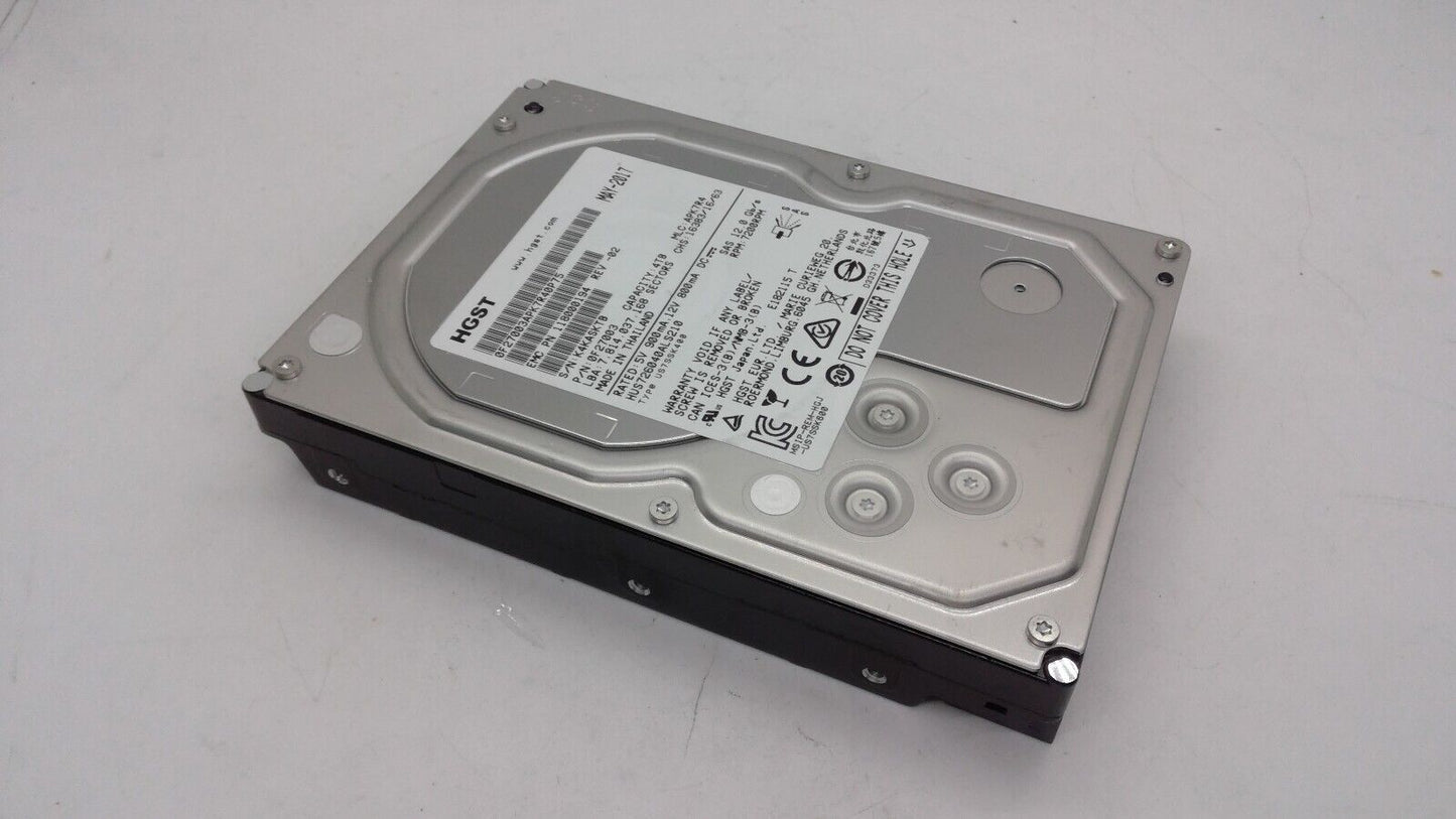 HGST HUS726040ALS210 0F27003 4TB 7200 RPM SAS 12Gb/s 3.5" Hard Drive