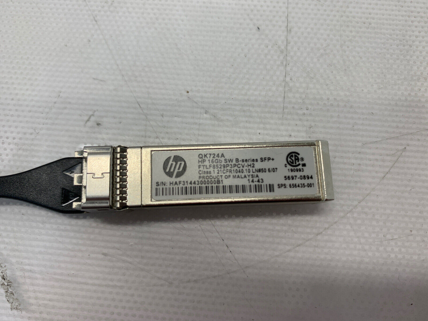 HP QK724A  656435-001 16GB SW B-series SFP+ Transceiver