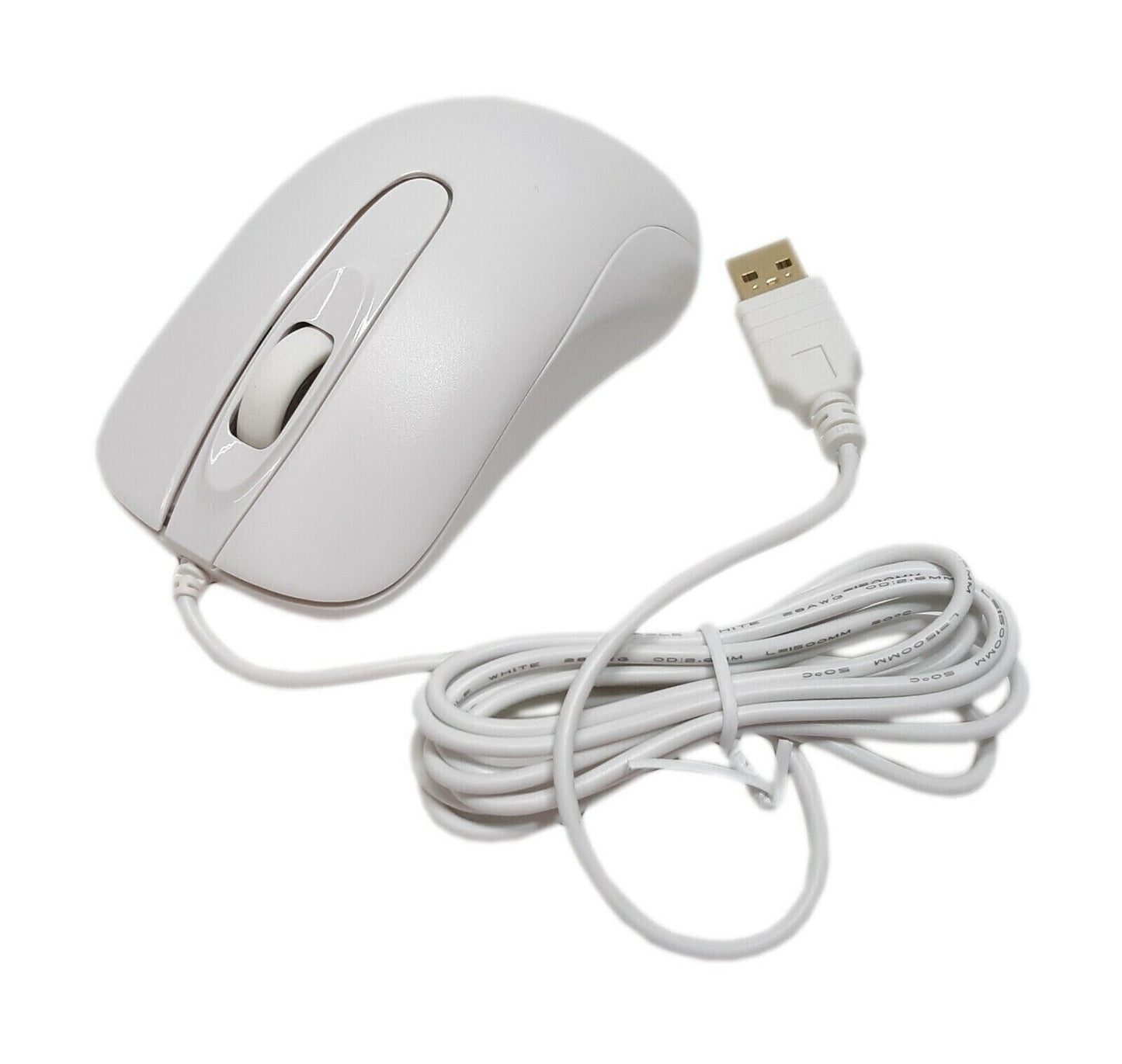 Lot of 10 - HP USB Wired Mouse Scroll Optical White 926943-001 927233-001