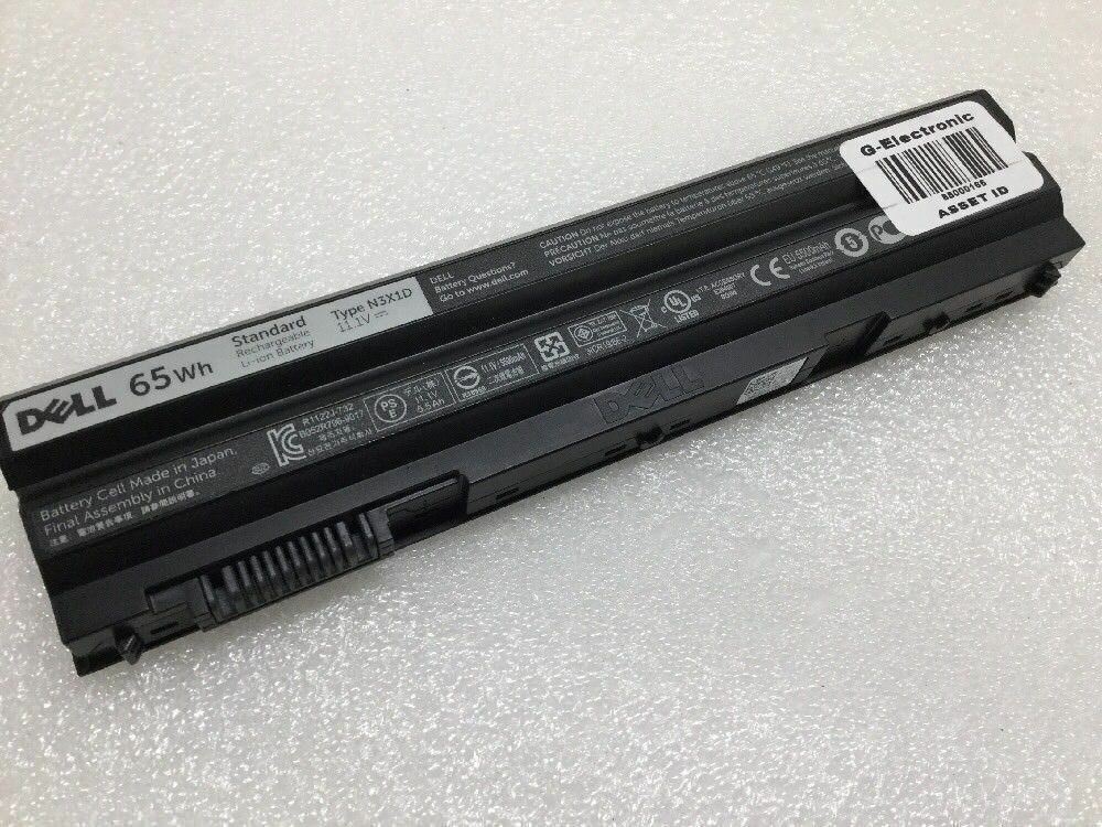 Genuine Dell N3X1D Battery  11.1V 65Wh for Dell Latitude E6540 E6440 E5530 E5430