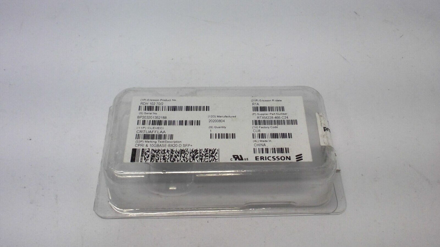 Ericsson RDH 102 70/2 SFP Fiber Optical Transceiver Module