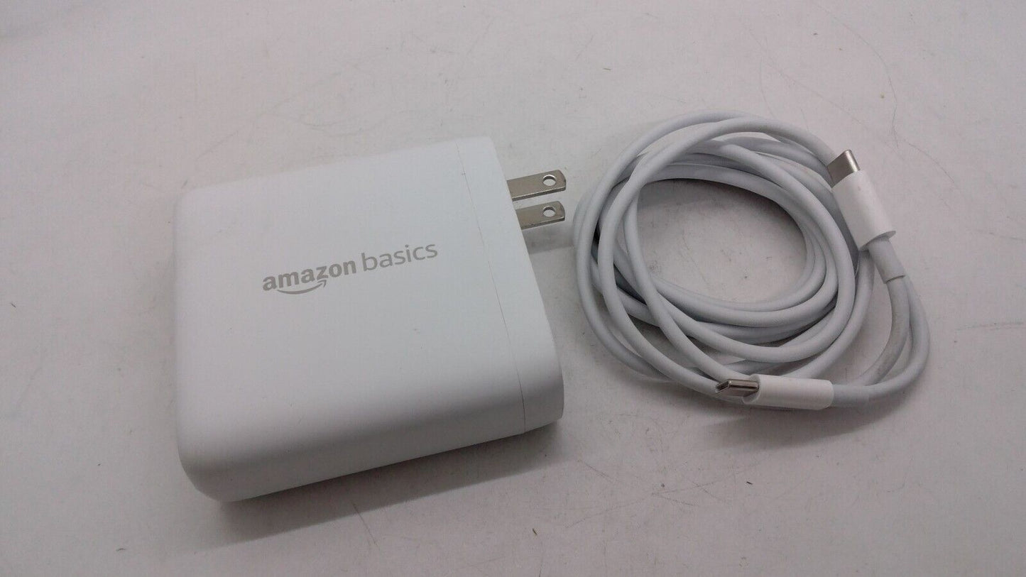 Genuine Amazon Basics B087MFJY22 AC Power Adapter 20V 3.25A 65W  USB C Cable