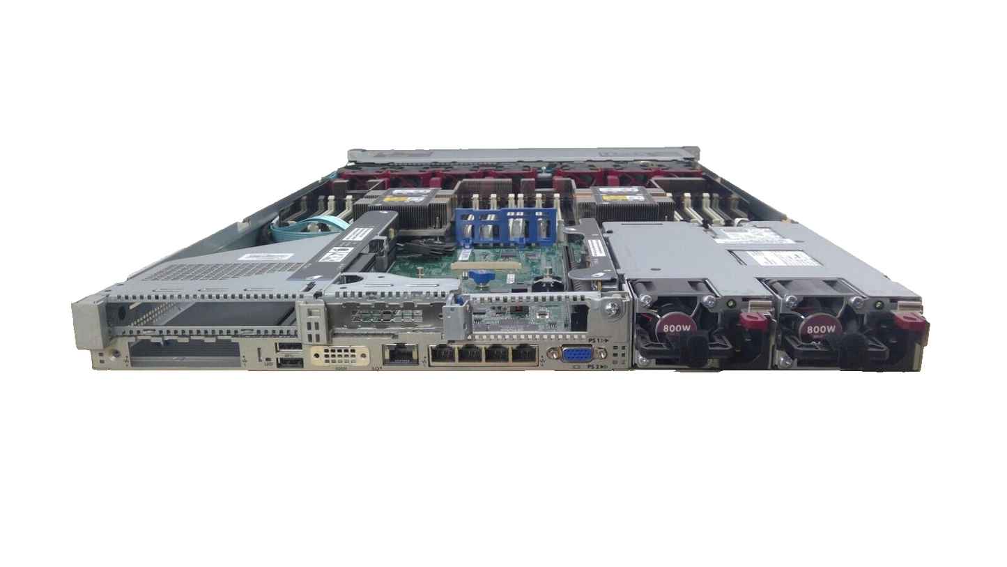 HP ProLiant DL360 Gen10 1U Server Barebone 8 BAY 2.5" 2x 800W PSU 2x Heatsinks