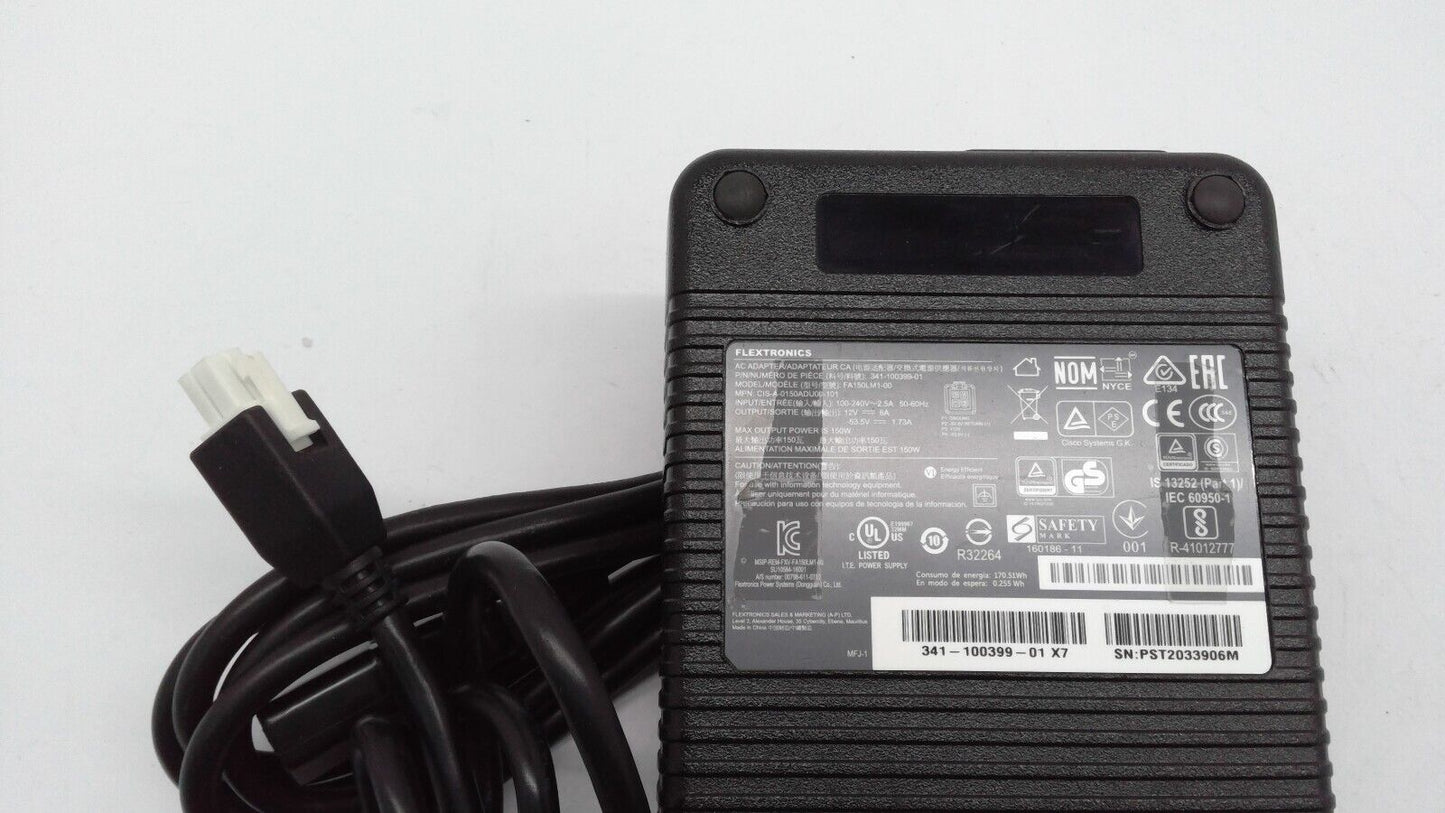 OEM Flextronics 150W 12V 6A AC Adapter Charger FA150LM1-00 341-100399-01  4 pin